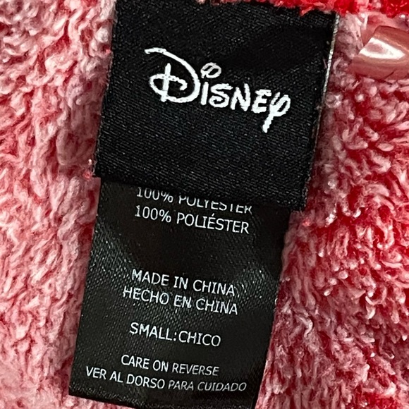 Disney Mickey Mouse Red 2- Pieces Flece Jogger Sz Small - Picture 3 of 12